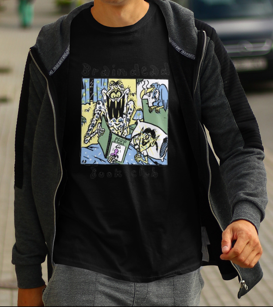 Braindead Book Club Peep Monster Comic T-Shirt