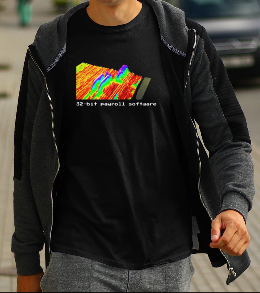 Joinwarp 32-Bit Payroll Software Retro T-Shirt