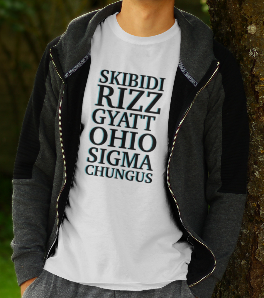 Skibidi Rizz Gyatt Ohio Sigma Chungus Meme Compilation T-Shirt