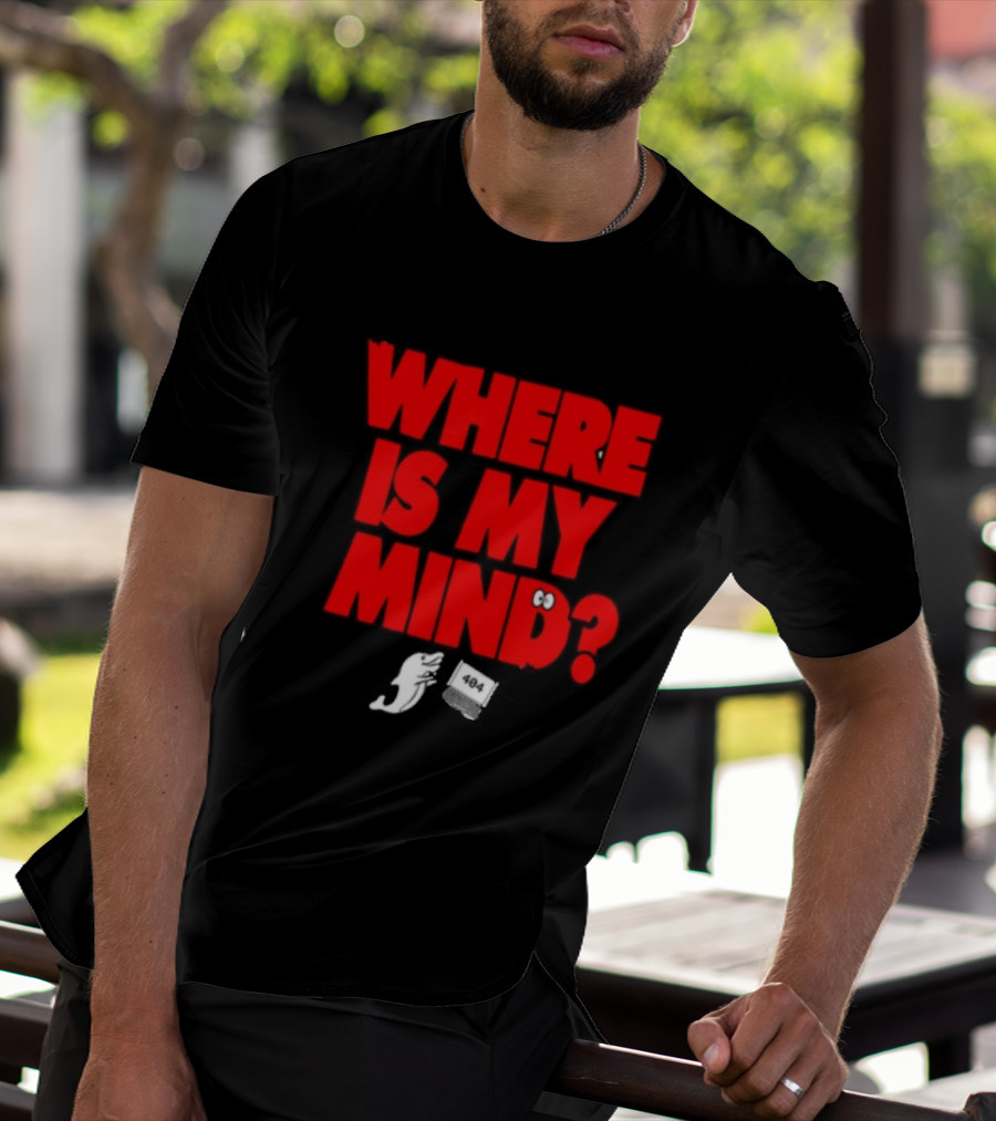 Where Is My Mind 404 Not Found Ghost Laptop T-Shirt