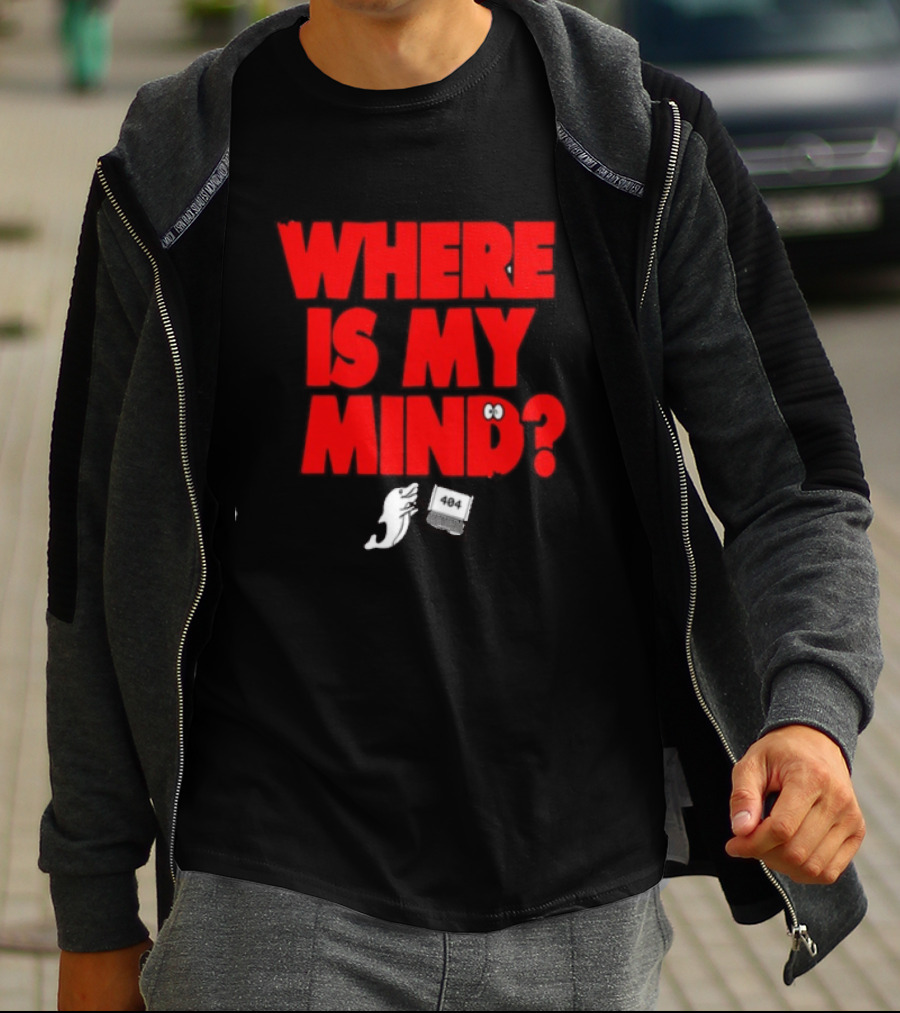 Where Is My Mind 404 Not Found Ghost Laptop T-Shirt