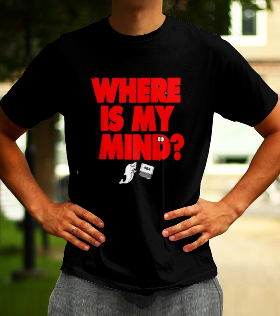 Where Is My Mind 404 Not Found Ghost Laptop T-Shirt
