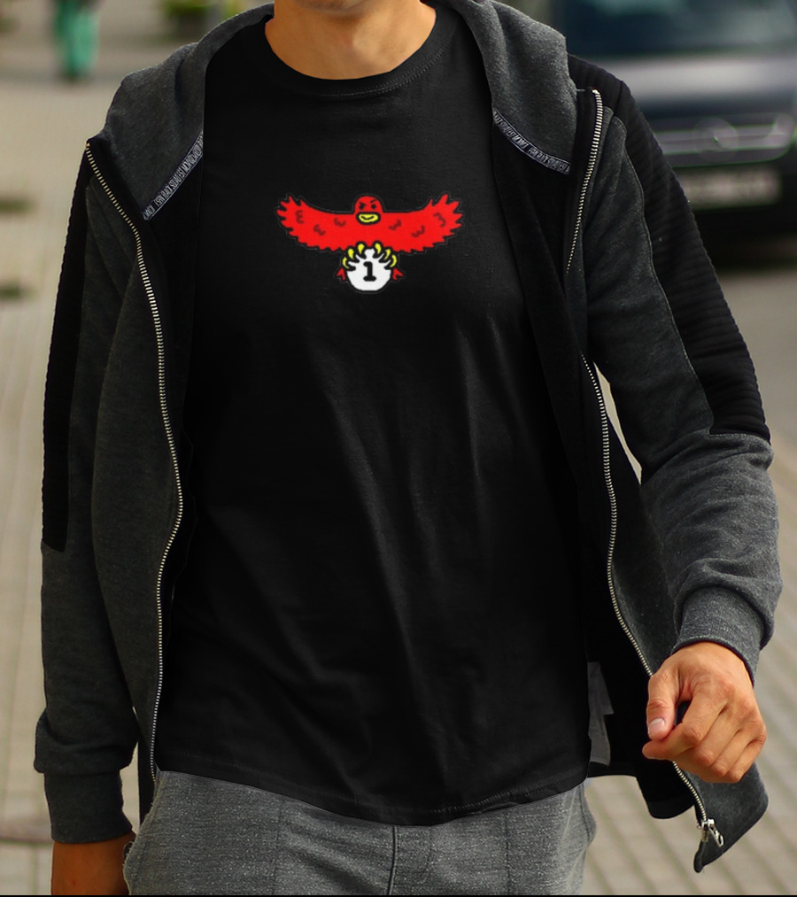 Atlhawks Snatched The #1 Pick Bold Red Bird With Number One T-Shirt