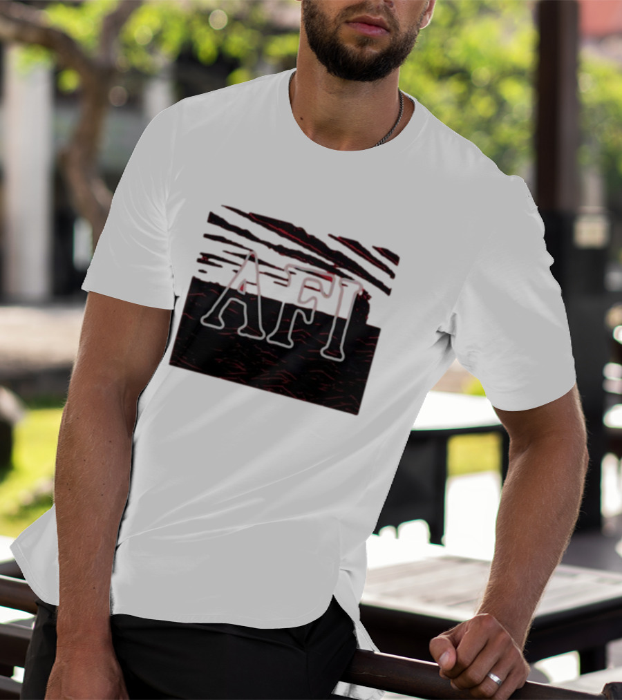 Afireinside AFI Black Sails Striped T-Shirt