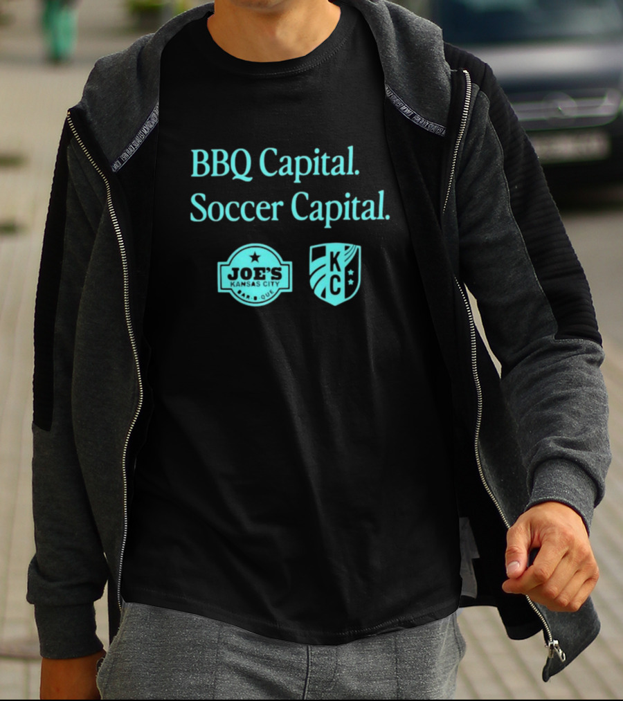 BBQ Capital Soccer Capital Joe's Kansas City KC T-Shirt
