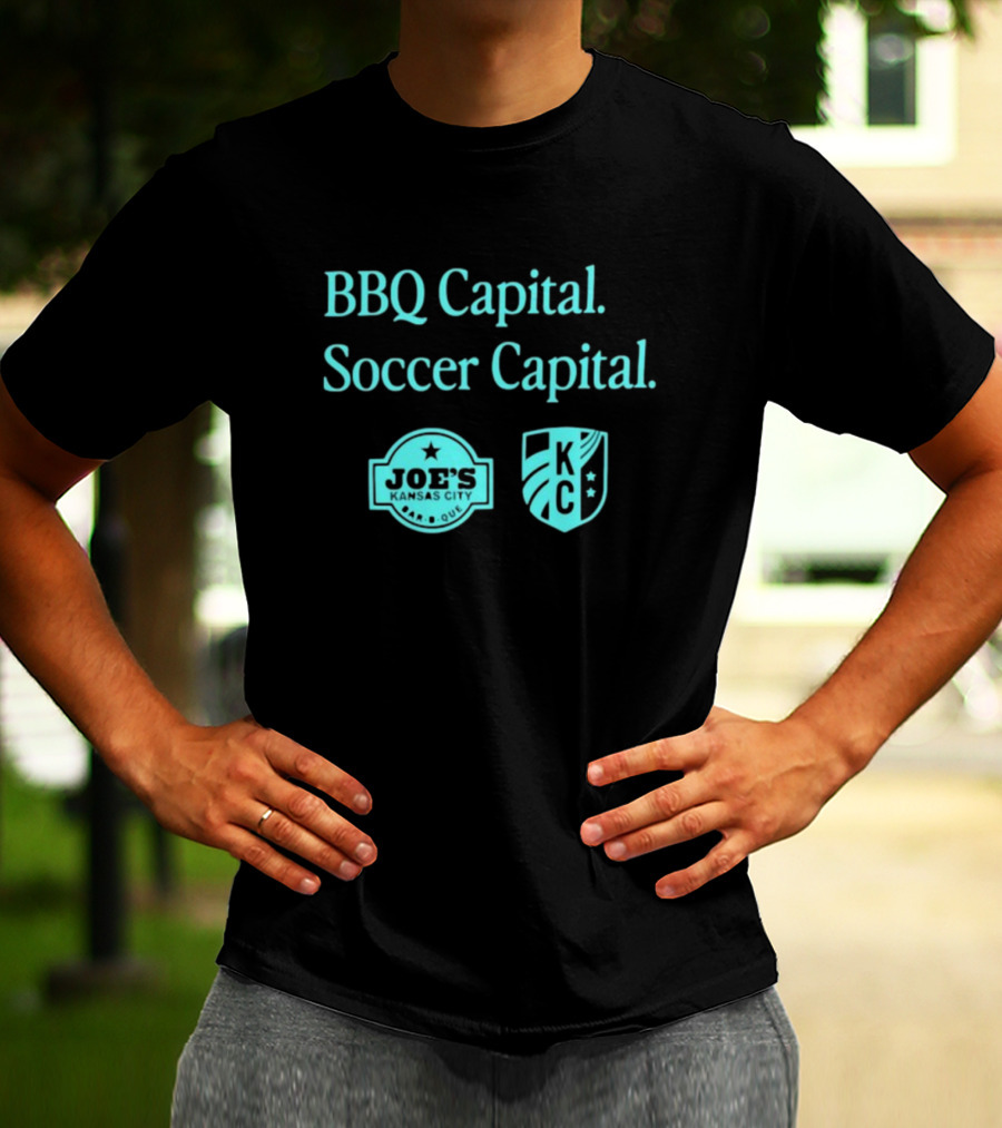 BBQ Capital Soccer Capital Joe's Kansas City KC T-Shirt