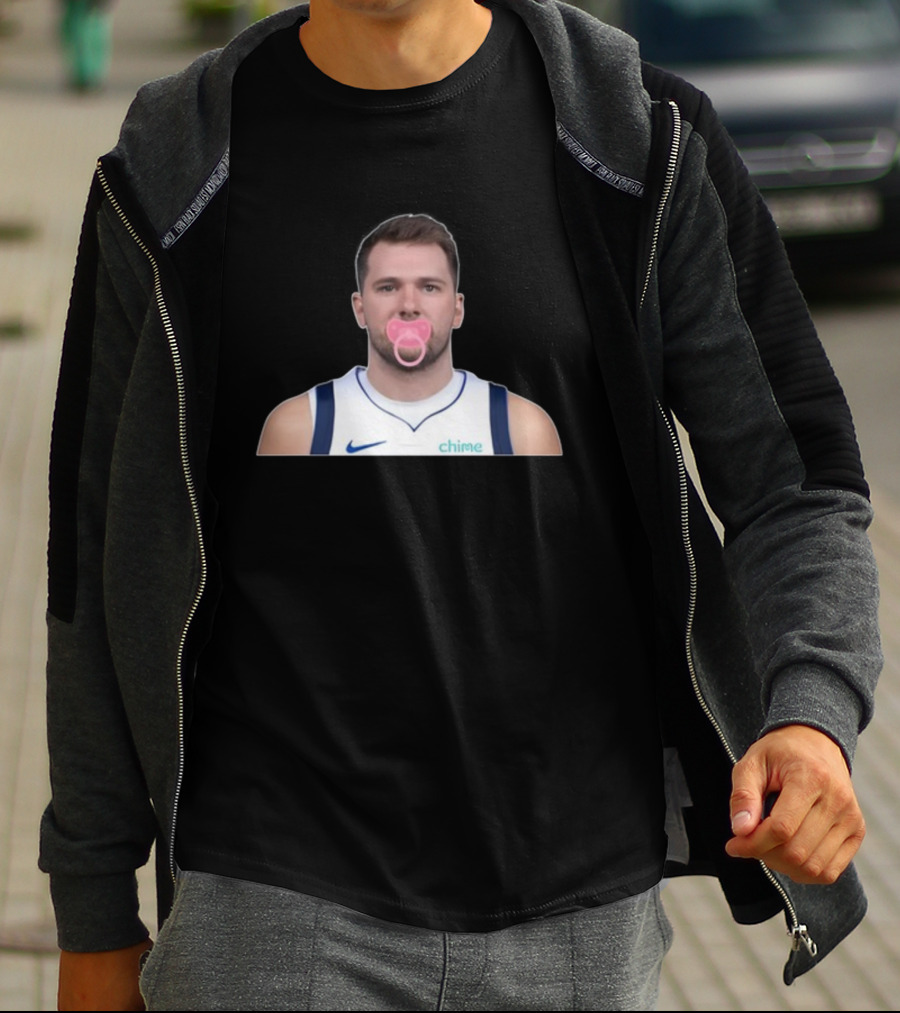 Luka Doncic Pacifier Chime Basketball T-Shirt