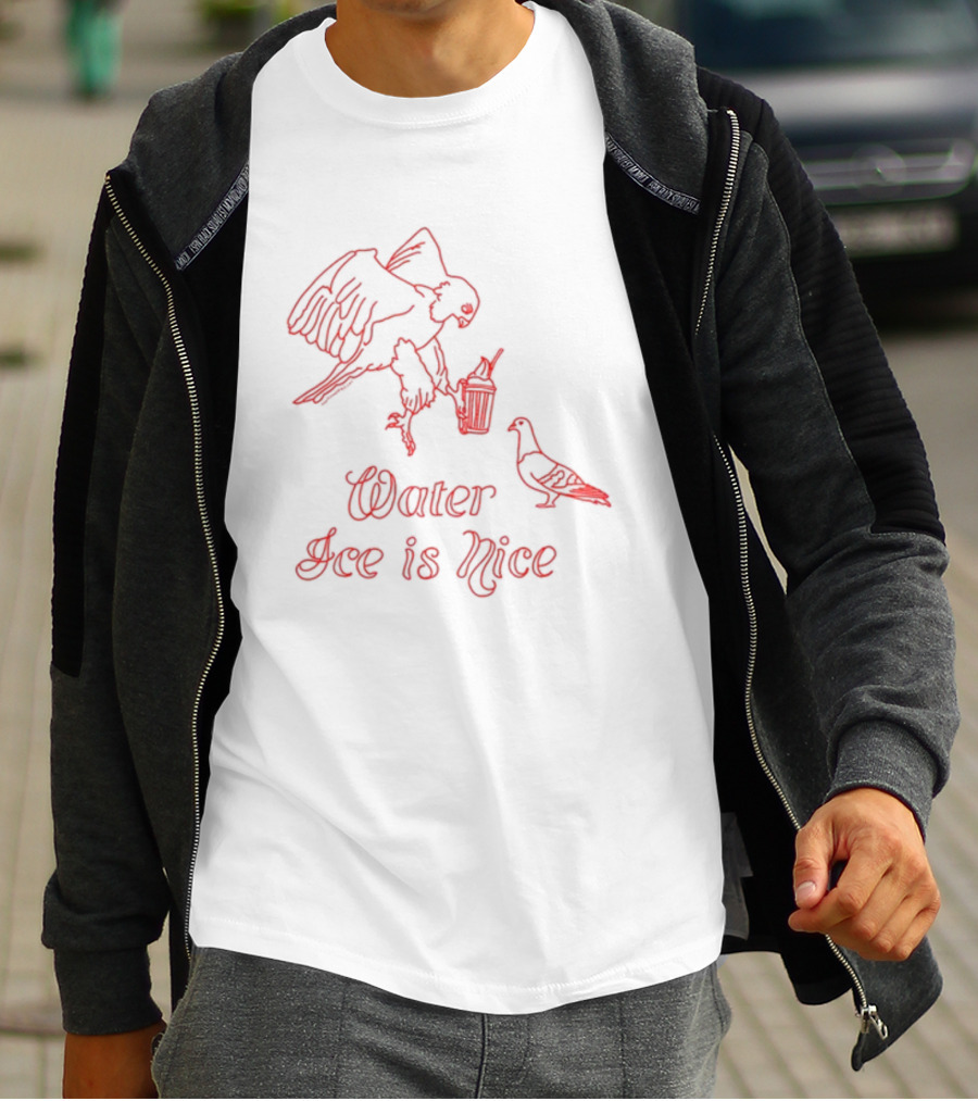 Water Ice Is Nice Hog Island Press Bird T-Shirt