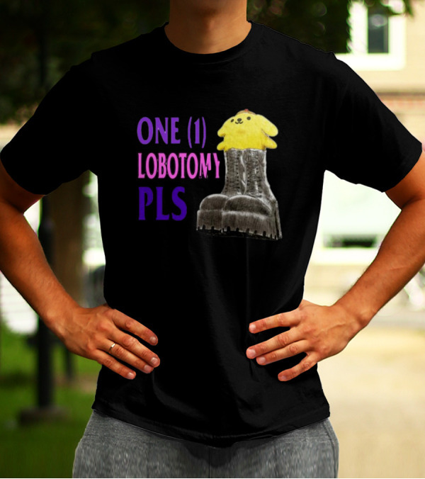 Jmcgg Pompompurin One 1 Lobotomy Pls Cute Character In Platform Boots T-Shirt