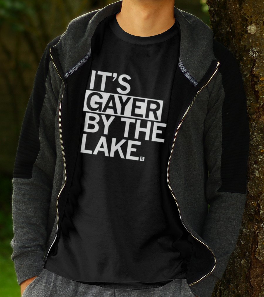 Raygunshirts It's Gayer By The Lake T-Shirt
