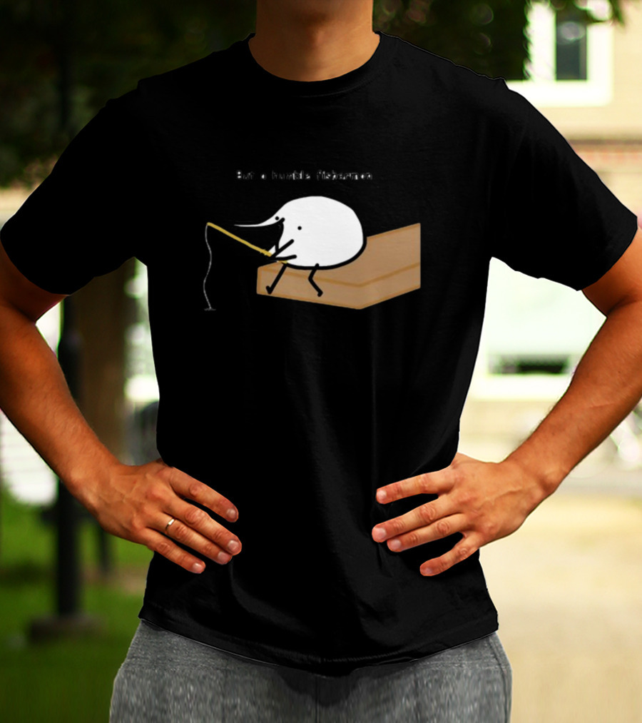 Berdyaboi But A Humble Fisherman Simple Fishing Line Drawing T-Shirt