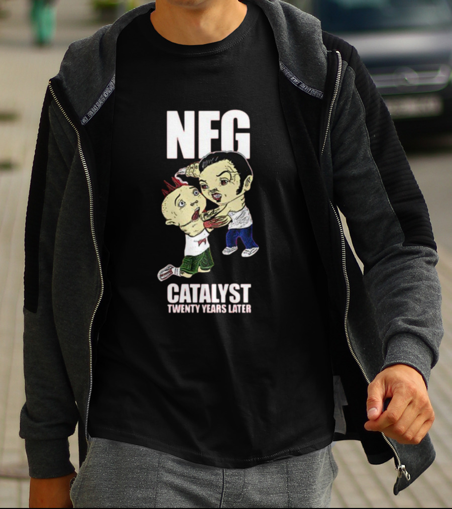 NFG Catalyst Twenty Years Later Cartoon Fight T-Shirt