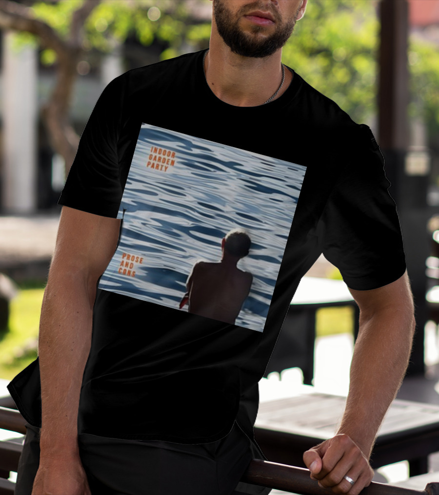 Russell Crowe Indoor Garden Party Prose And Cons Water Reflection T-Shirt