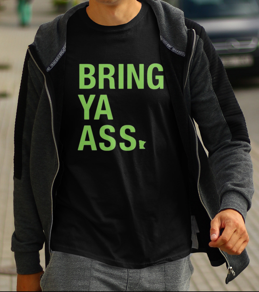 Bring Ya Ass Sota Clothing Minnesota State Outline T-Shirt