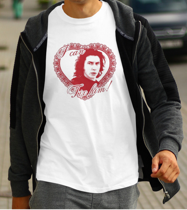 Tresshirts Camisa I Can Fix Him Kylo Ren Heart Frame T-Shirt