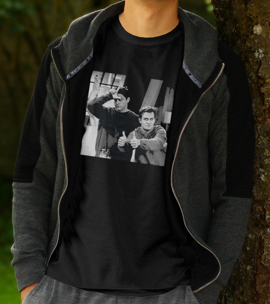 Friends Joey And Chandler Funny Gesture Scene T-Shirt