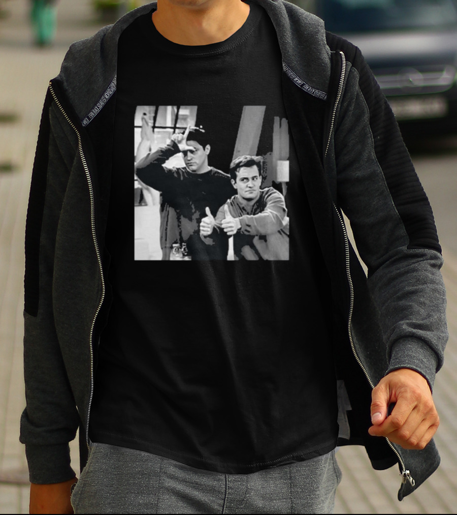 Friends Joey And Chandler Funny Gesture Scene T-Shirt