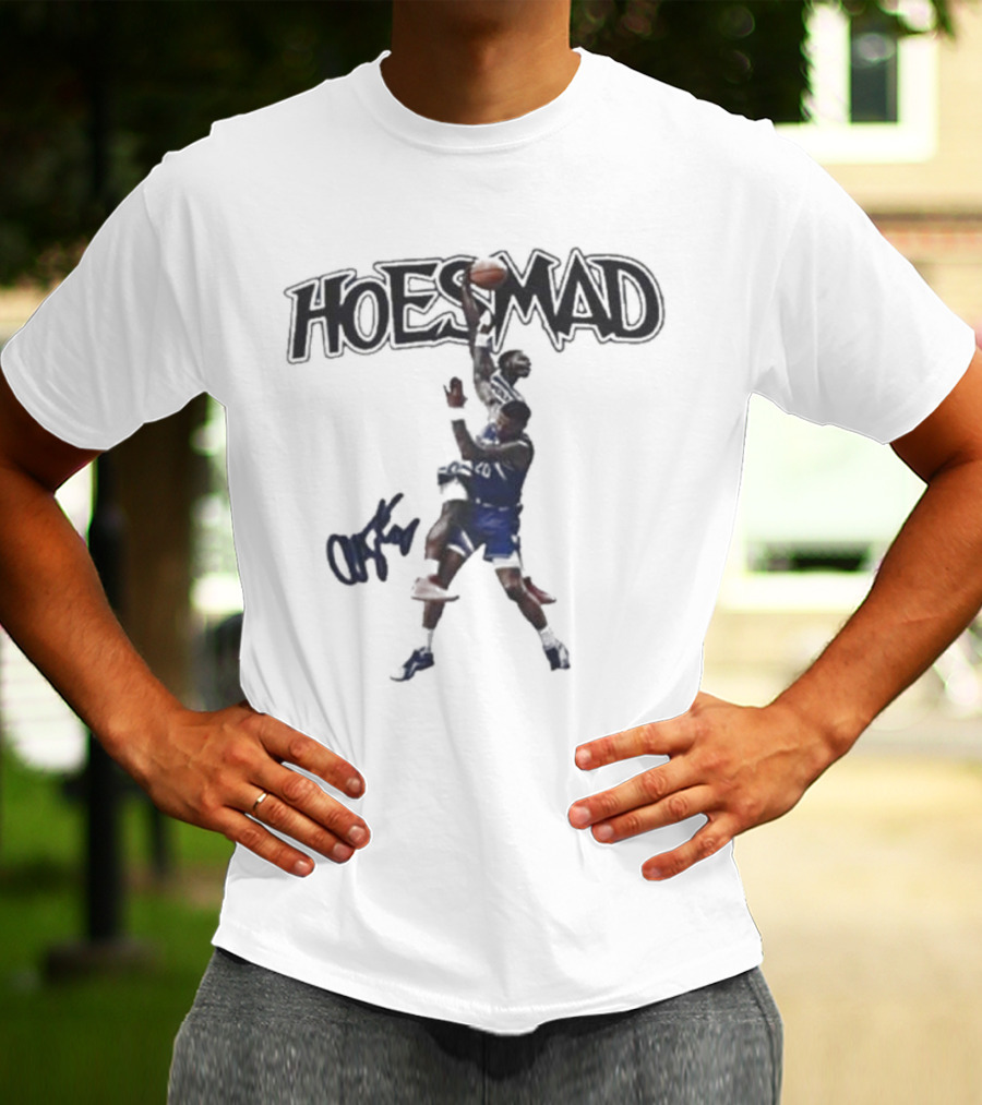 Hoes Mad Anthony Edwards Basketball Dunk T-Shirt