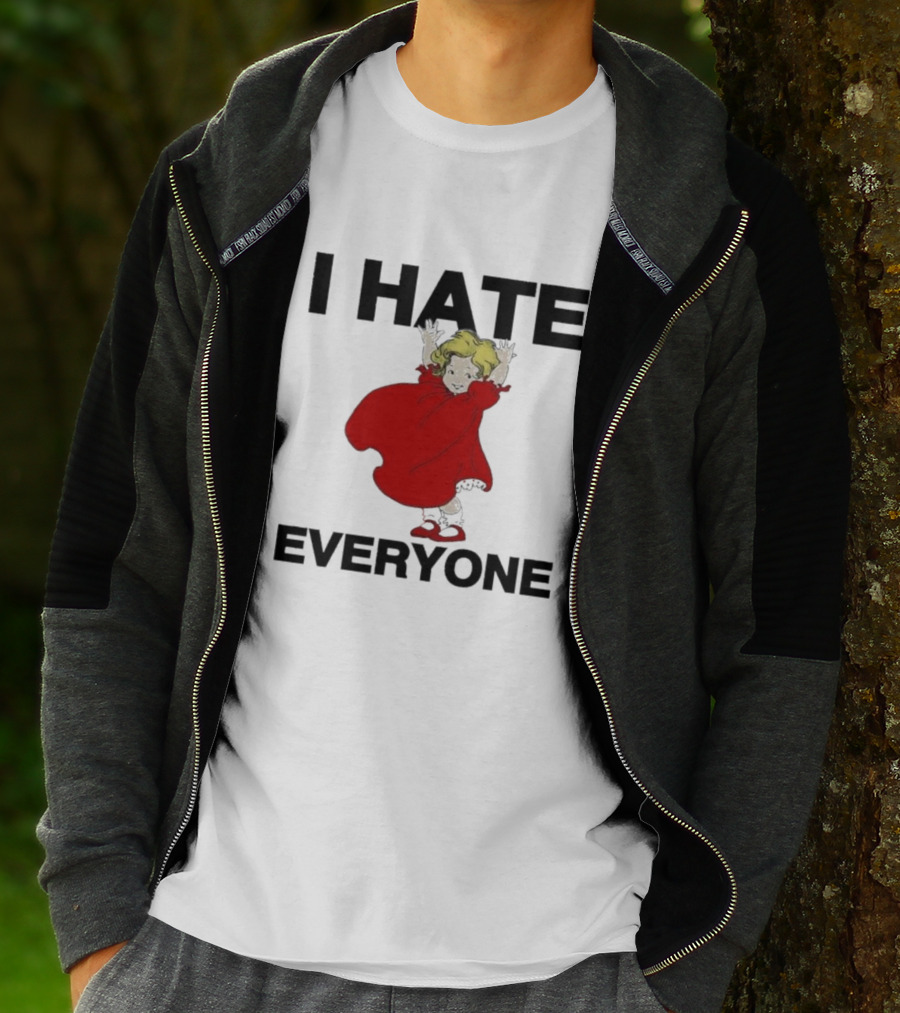 I Hate Everyone Baby Cute Red Dress Girl T-Shirt