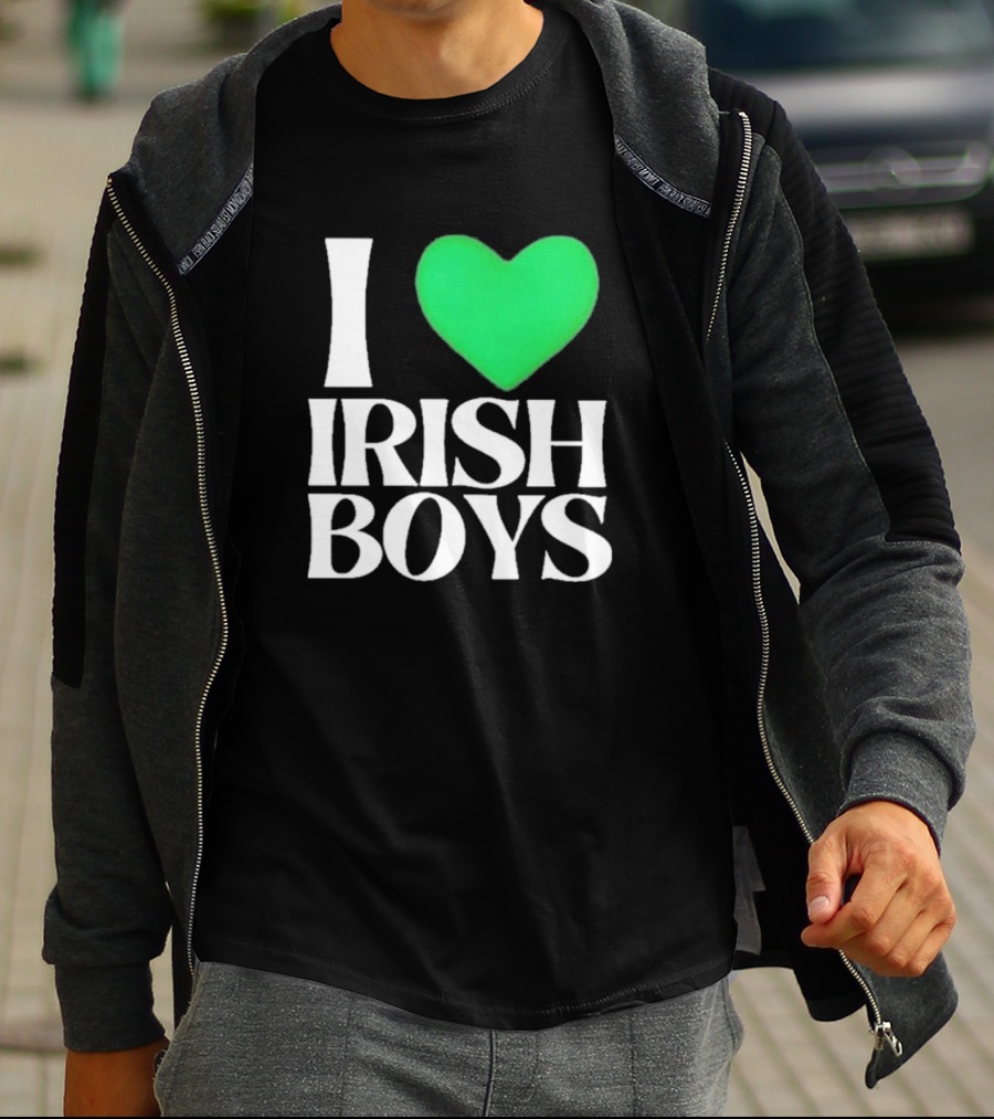 I Heart Irish Boys St. Patrick's Day Love T-Shirt