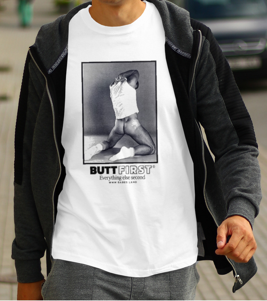 Butt First Everything Else Second Rares Lang T-Shirt