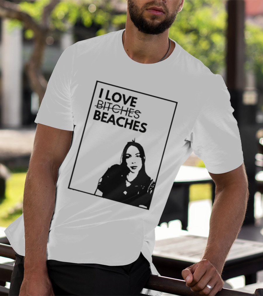 Charlotte I Love Beaches Image T-Shirt
