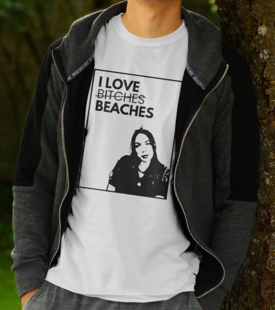 Charlotte I Love Beaches Image T-Shirt