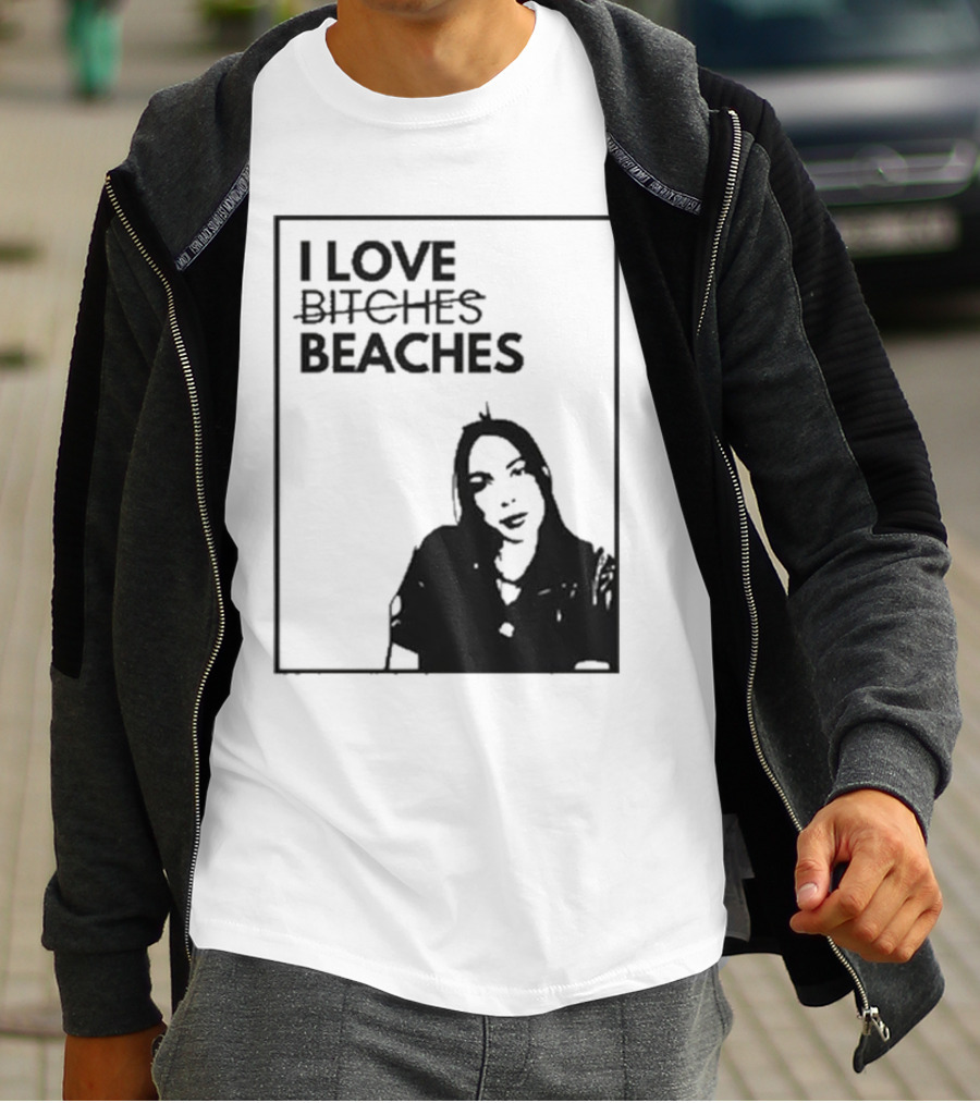 Charlotte I Love Beaches Image T-Shirt