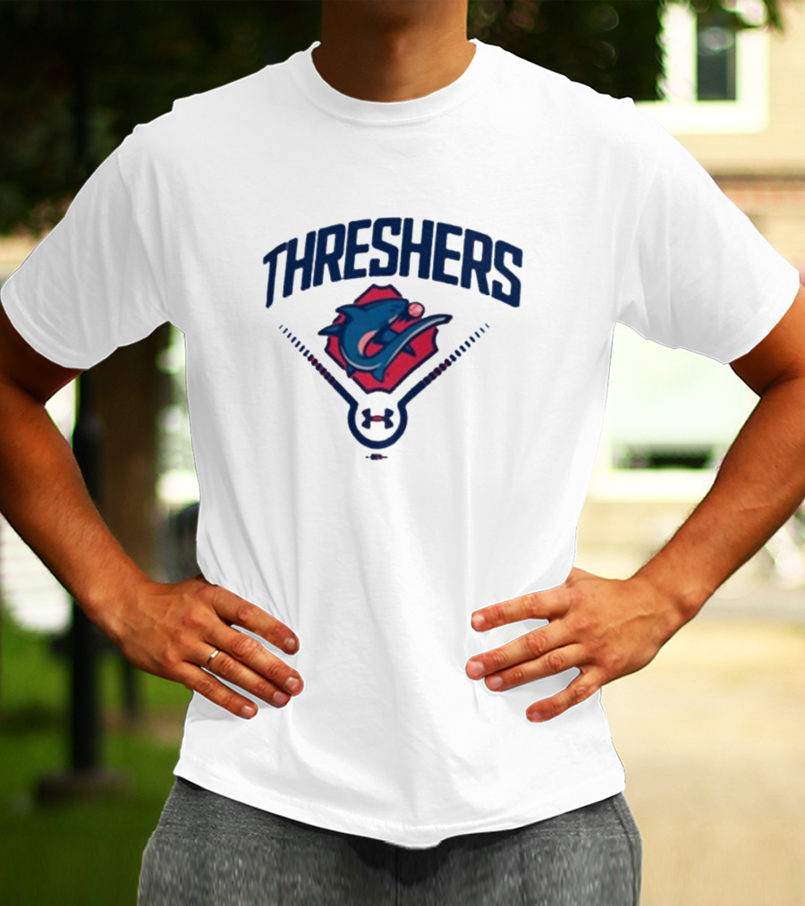 Threshers Under Armour Youth Tech Baseball T-Shirt