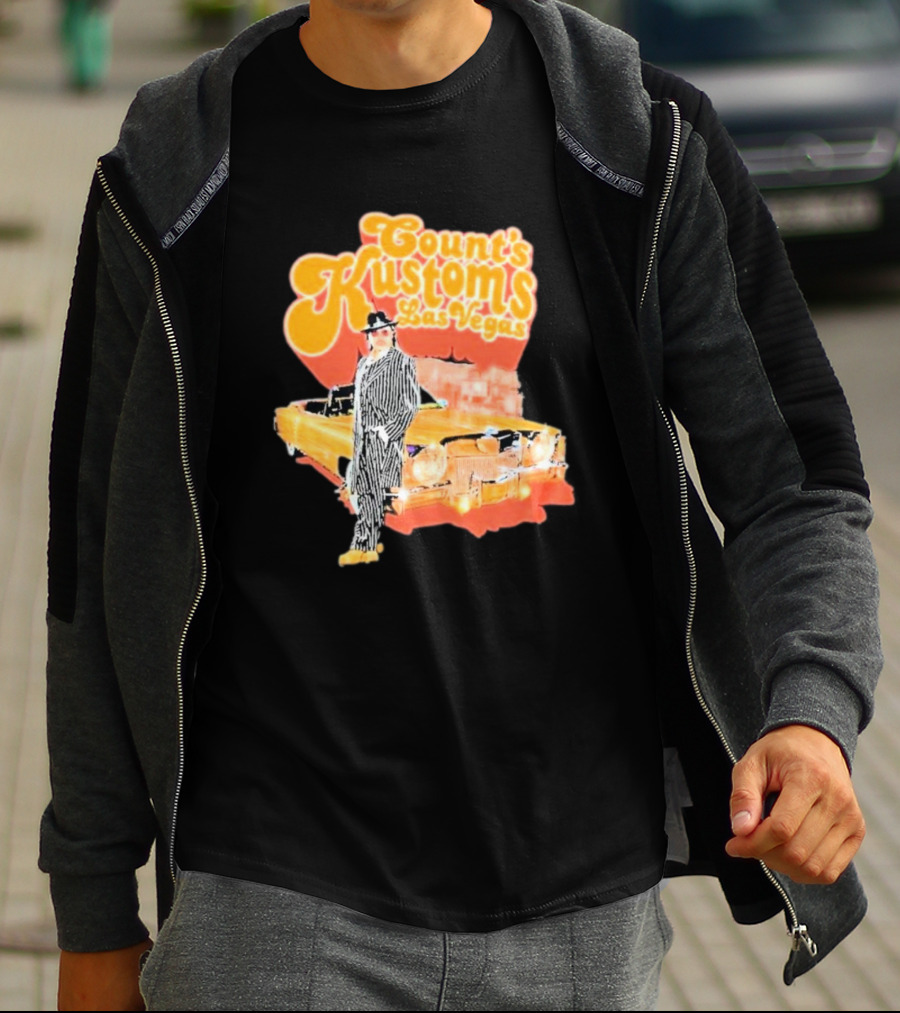 Count’s Kustoms Superfly Cadillac Eldorado Las Vegas Strip T-Shirt