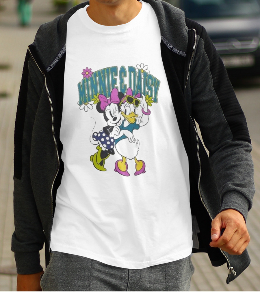 Disney Minnie And Daisy Youth Playful Friends T-Shirt