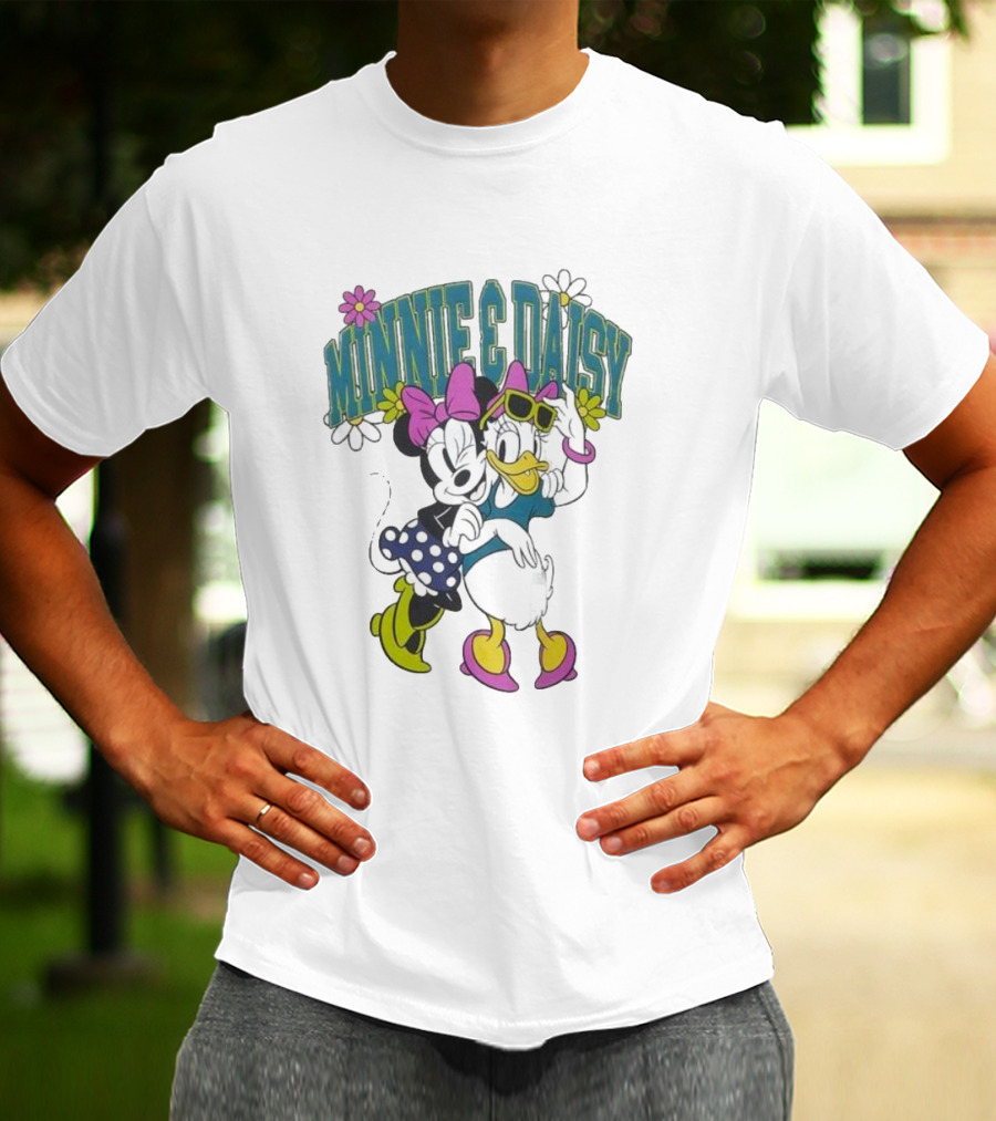 Disney Minnie And Daisy Youth Playful Friends T-Shirt