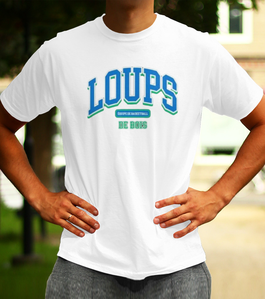 Loups Équipe De Basketball De Bois Rudy Gobert T-Shirt