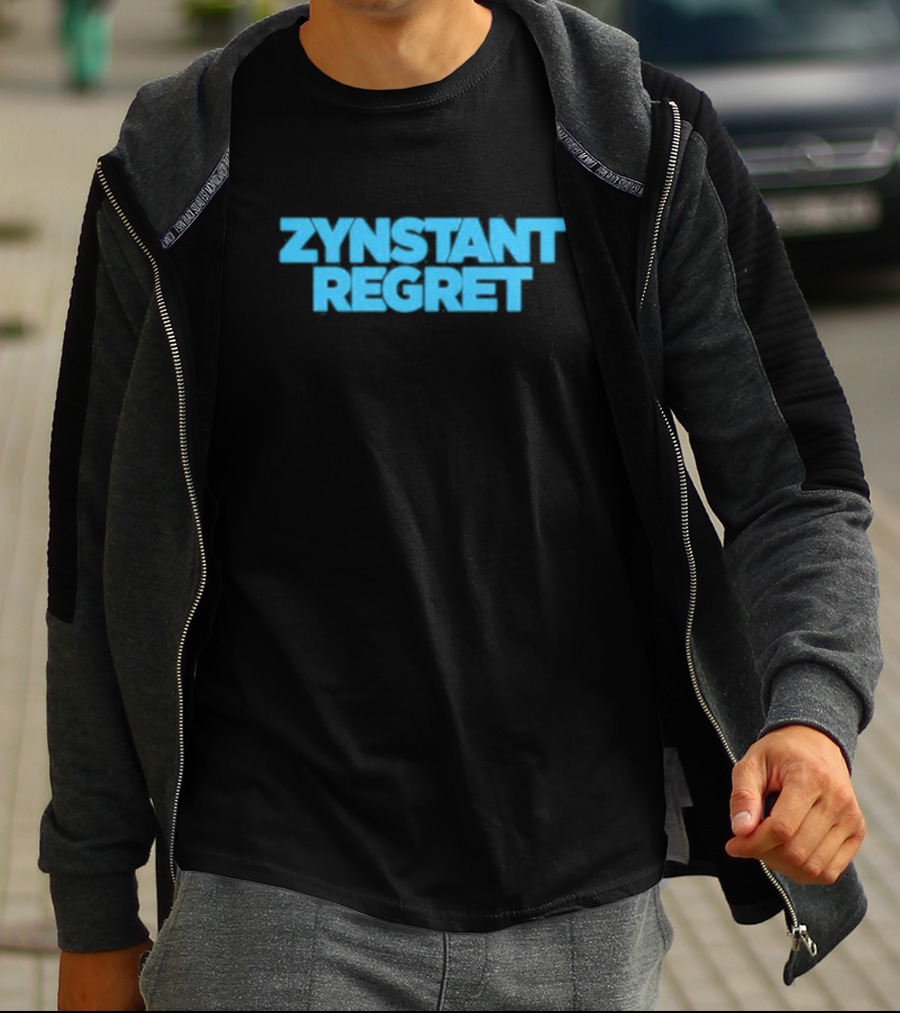 Zynstant Regret Bold Minimalist Humor T-Shirt
