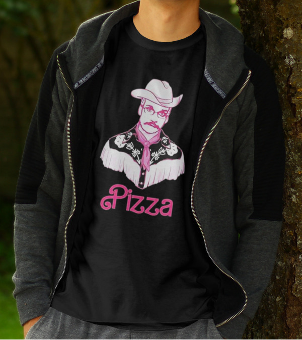 John Green He's Just Cowboy Pizza T-Shirt