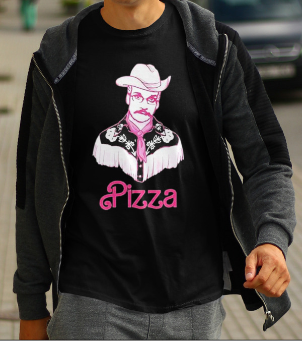 John Green He's Just Cowboy Pizza T-Shirt