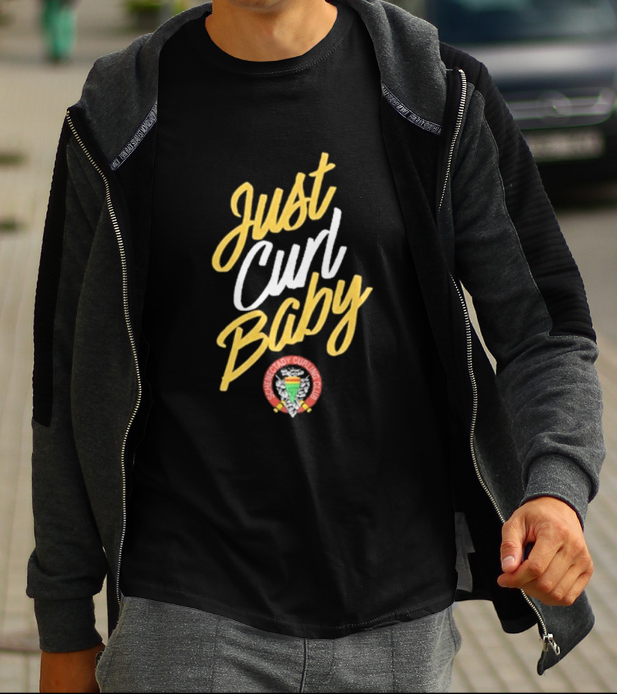 Just Curl Baby Schenectady Curling Club T-Shirt