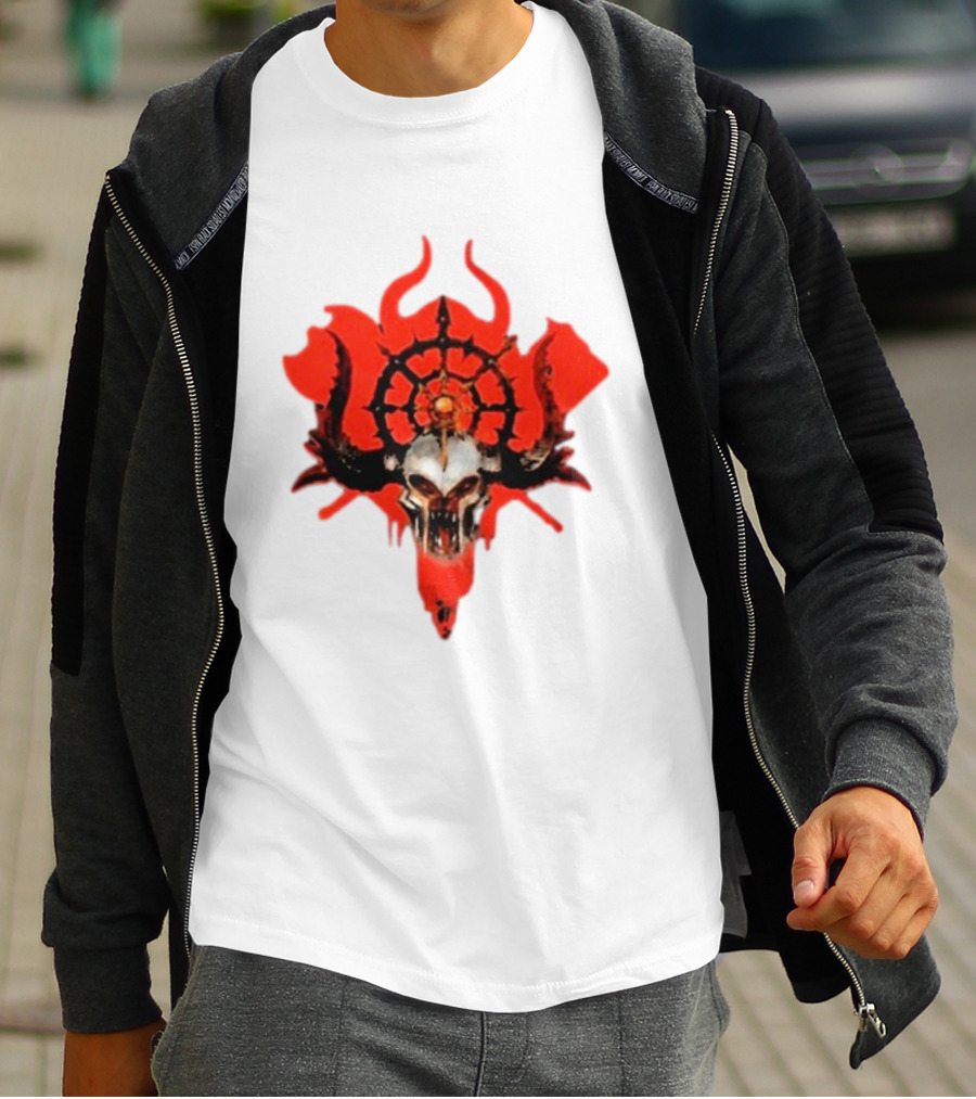 Slaves To Darkness Ravagers Skull And Chaos T-Shirt
