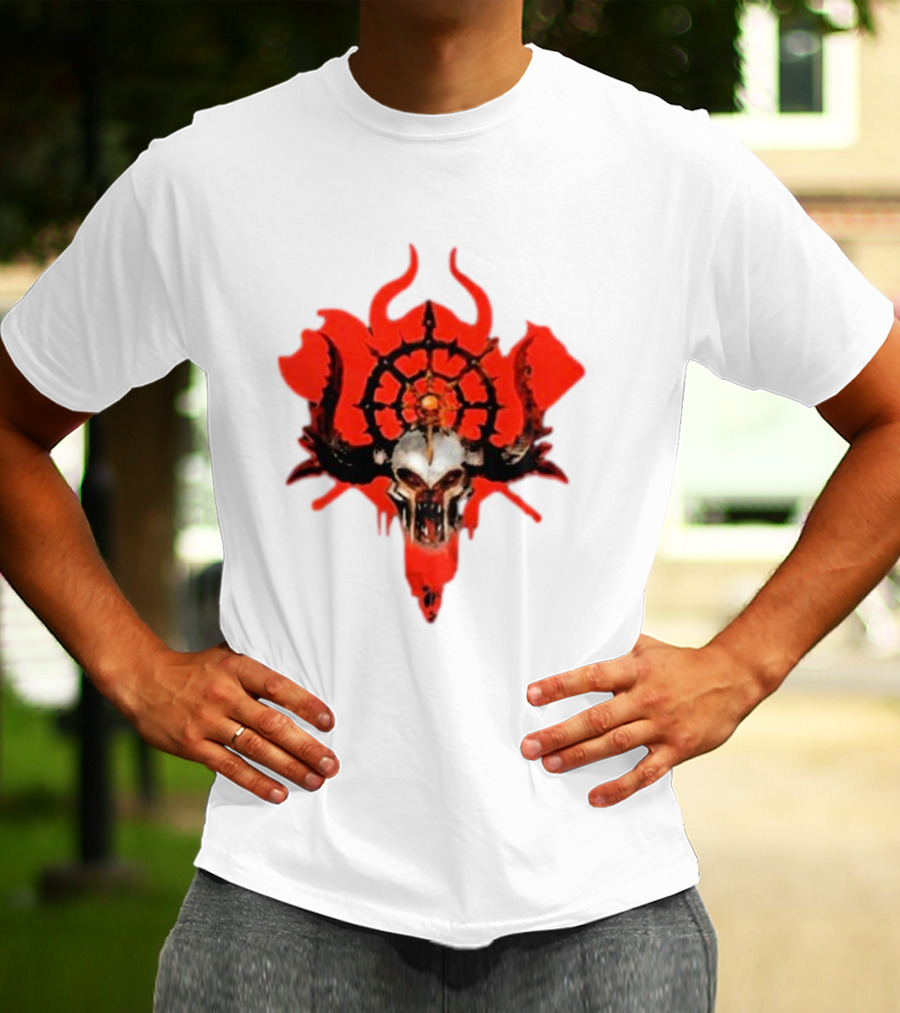 Slaves To Darkness Ravagers Skull And Chaos T-Shirt