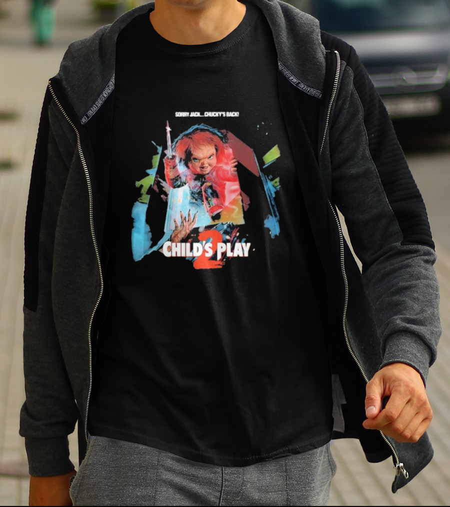 Sorry Jack Chucky’s Back Child’s Play 2 Horror T-Shirt