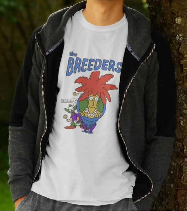 The Breeders I'm The Last Splash Cartoon Character With Red Hair In Vase T-Shirt