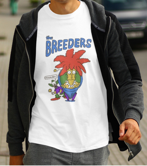 The Breeders I'm The Last Splash Cartoon Character With Red Hair In Vase T-Shirt