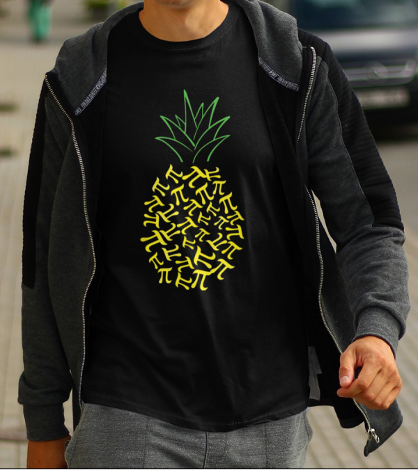 Pi Day Pineapple Math Humor T-Shirt