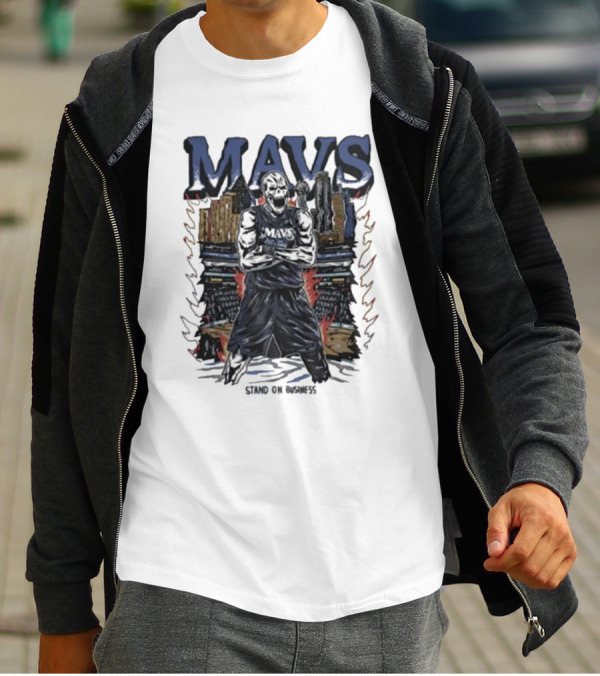 Mavs Standing On Business Standing On Numbers T-Shirt