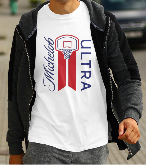 Michelob Ultra Basketball Hoop T-Shirt