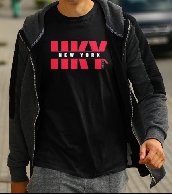 New York HKY Hockey Stick T-Shirt
