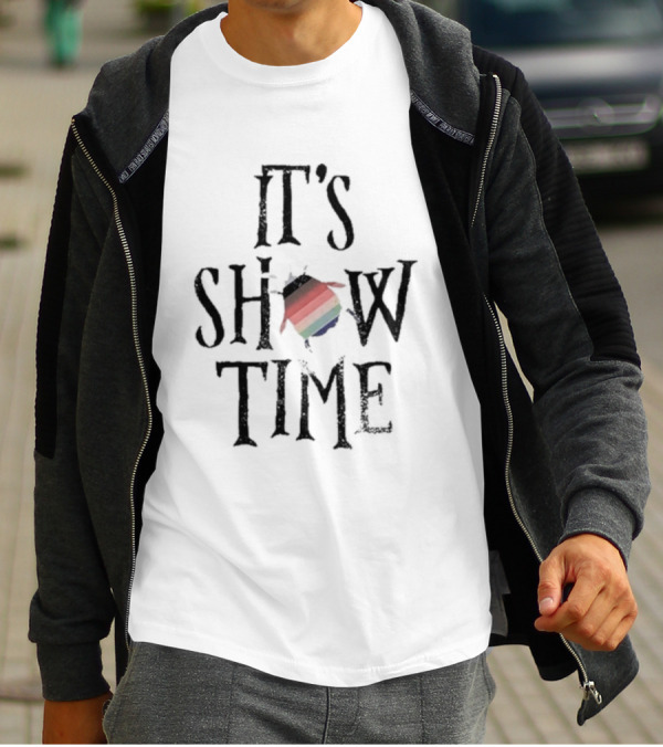 It's Showtime Beetlejuice Rainbow Pride T-Shirt