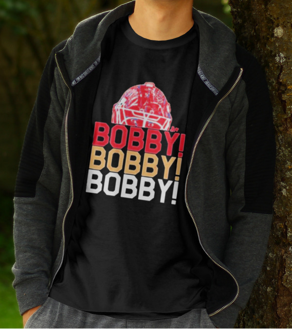 Bobby Chant Bobby Bobby Sergei Bobrovsky Hockey Helmet T-Shirt