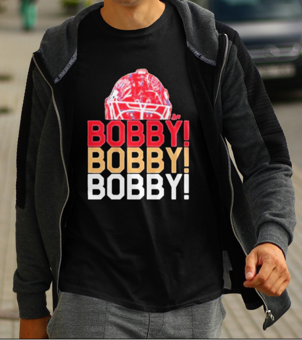 Bobby Chant Bobby Bobby Sergei Bobrovsky Hockey Helmet T-Shirt