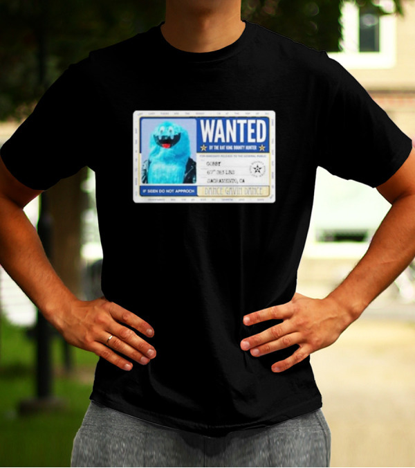 Dance Gavin Dance Wanted Gobby Rae King Bounty Hunter Sacramento T-Shirt